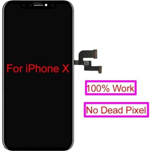 New Display For iPhone X LCD Display Touch Screen Digitizer Assembly 5.8 Inch Replacement Black LCD