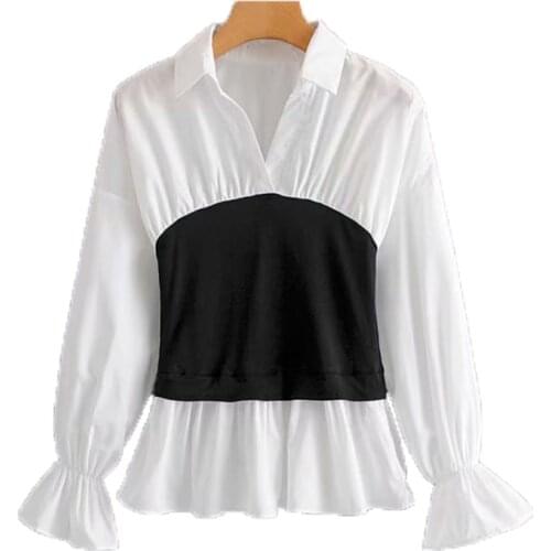 PERHAPS U Womens Black Shirts