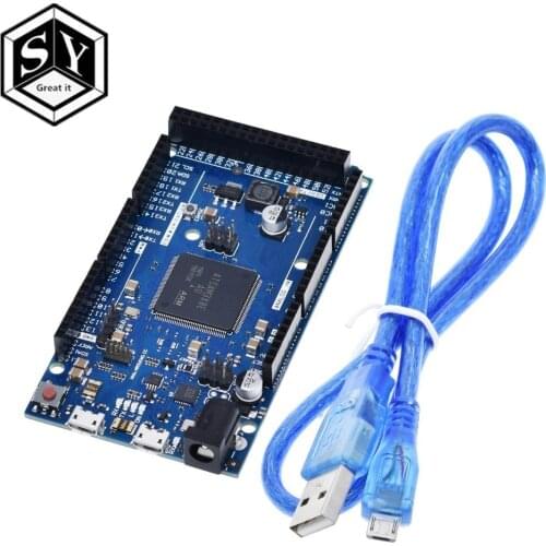 For arduino Due 2012 R3 ARM Version Main Control Board SAM3X8E 32-bit ARM Cortex-M3 / Mega2560 R3 Duemilanove with cable