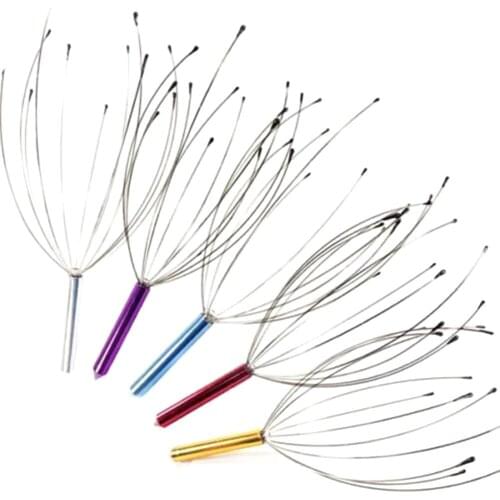 Head Relax Massager Healing Neck Claw Massage Anti-stress Pain Relief Octopus Scalp Relax Spa Headache Stimulate Blood Circulate