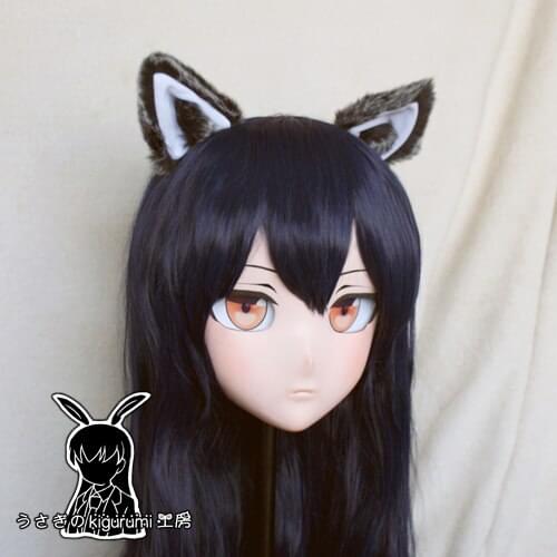 RK9161)Top Quality Handmade Female Resin Cosplay Japanese Role Play Texas Kigurumi Mask Crossdresser Doll Transgender Mask