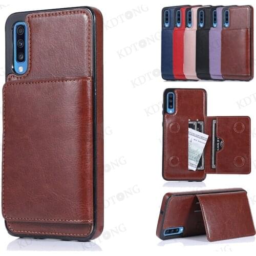 Luxury Leather Flap Wallet Shockproof Case For Samsung Galaxy A70 A50 A40 A30 A20 A10 S20 S10 S9 S8 Ultra Note 10 9 8 Plus M10