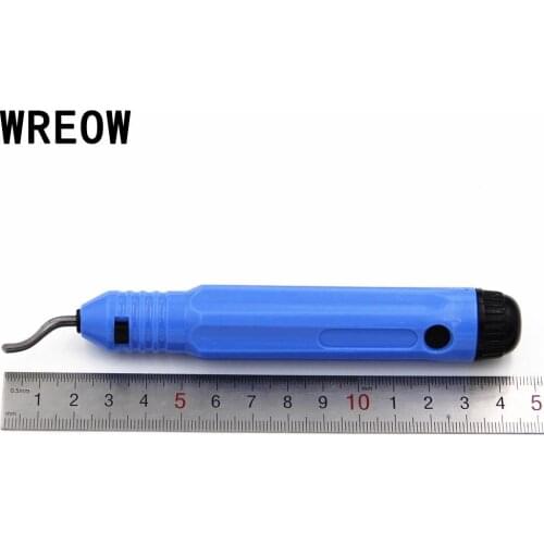 Hand Tools NB1100 Plastic Burr Handle Deburring Tool Tackle With 10pcs Blade Manual Machining Hand Tool Set Y7