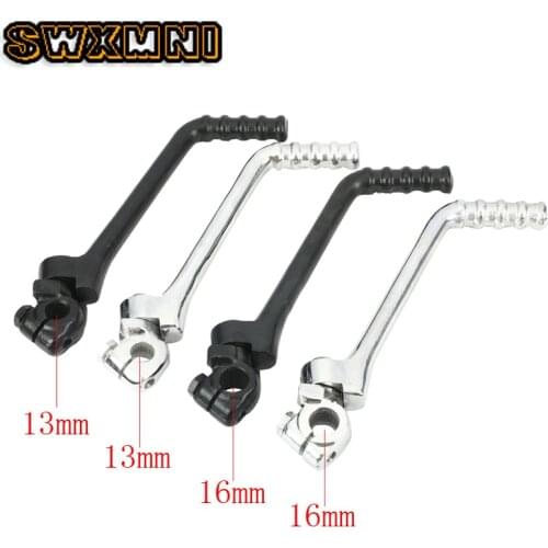 Steel 13mm 16mmHole Kick Start Lever Start Pedal For 50cc 70cc 90cc 110cc 125cc 140cc 150cc 160cc KAYO SSR SDG BSE Dirt Pit Bike