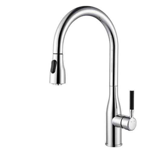 Vidric Pull Out Kitchen Faucet Chrome/Brush gold /black Kitchen Sink Mixer Tap 360 degree rotation kitchen mixer taps Kitchen Ta