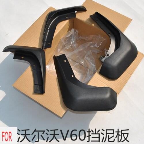 High-quality plastic Mud Flaps Splash Guard Fender car styling for 2011 2012 2013 Volvo V60 Car styling
