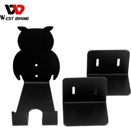 WEST BIKING Bicycle Wall Mount Steel Support MTB Road Bike Accessories Cycling Pedal Wall Mount Storage Hanger Stand Holds Rack