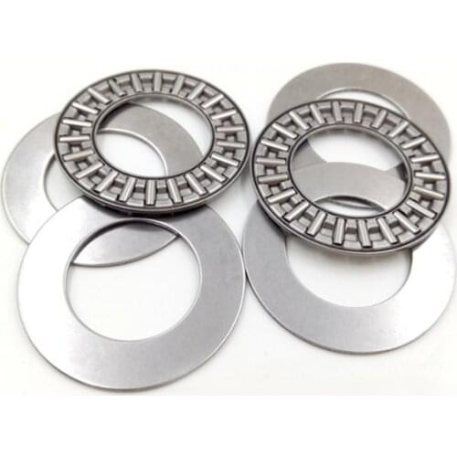 10PCS AXK1226+2AS Thrust Needle Roller Bearing Washers AXK Plane Thrust Needle Roller Bearing