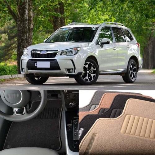 5pcs Premium Auto Fabric Nylon Anti-slip Floor Mats Carpet For Subaru Forester