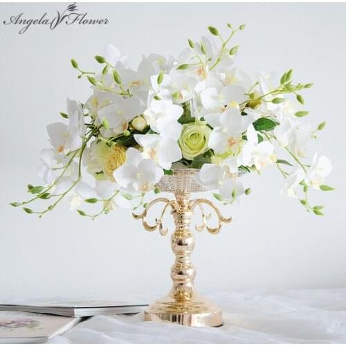 50cm wedding decoration centerpieces flower ball props feast scene floral arrangement home hotel table silk aritictial orchid