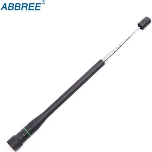 Abbree AR-775 SMA-Male High Gain Dual Band Telescopic Antenna For Walkie Talkie TYT WOUXUN KG-UV8D Two Way Radio