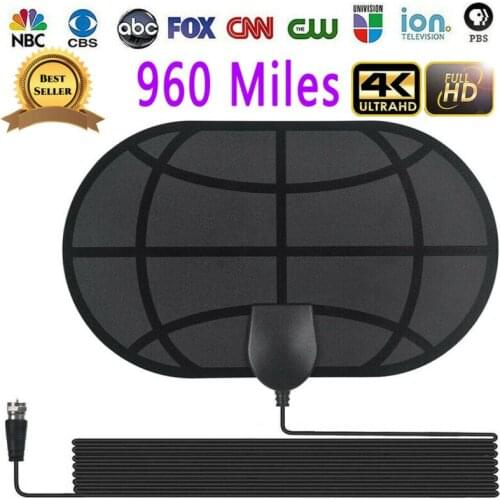 960 Mile Range Antenna TV Digital HD Skywire 4K Antena Digital Indoor HDTV 1080p