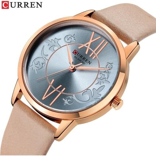 BIDEN Ladies Watch With Leather Strap