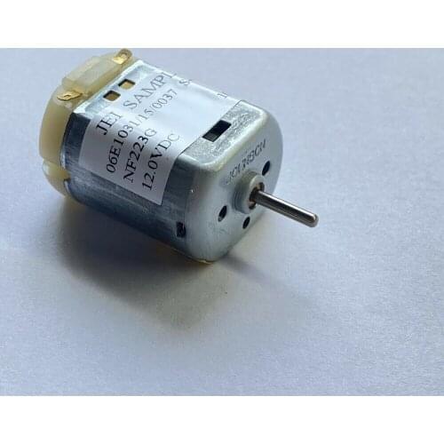 JOHNSON 1021313 FC-280SC Carbon Brush Motor DC 12V 6800RPM Strong Magnetic Long Worm Gear Shaft for Door Lock Actuator of Car