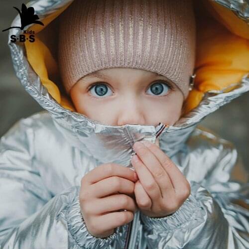 Children Fashion Winter Jacket Toddler Girl Gold Color Casual Boys Hooded Clothes Coat Baby Outwear Kids Jacket Parka Snowsuit