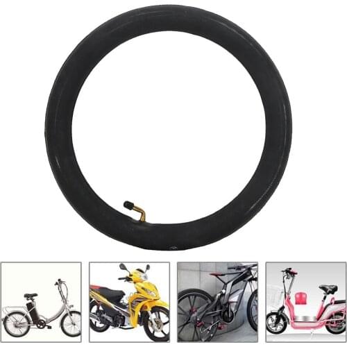 Electric Scooter Bicycle Butyl Rubber Skateboard Wheel Inner Tube with Metal Bent Valve E-bike Accessories