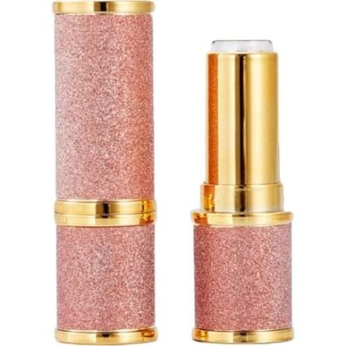 Luxury Spot Wholesale Empty Plastic Gold Green ABS Lip Balm Tube DIY 12.1mm Make Your Own Lip Gloss Tube Container 20pcs/lot