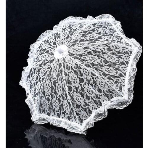Lace Wedding Shooting Parasol Umbrella Lady Costume Accessory Bridal Party Decoration Photo Props 5 Styles New