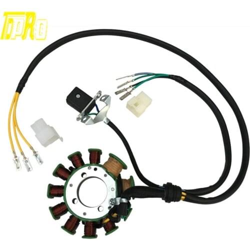 Magneto Stator 11 Pole for 200C 250CC YX SSR Taotao Dirt Bike ATV Quad Coil Upright