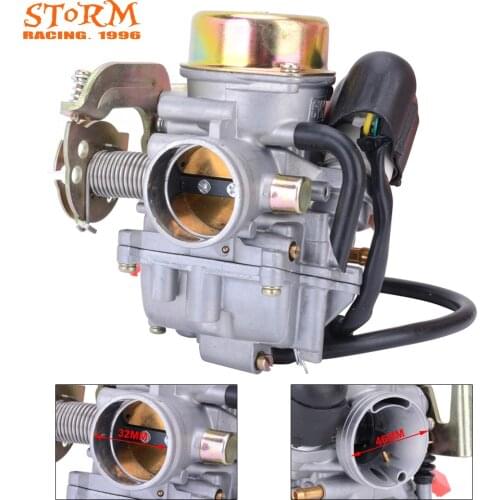 Motorcycle CVK32 32mm Carburetor For Keihin Scooter QUAD ATV GY6 150CC 200CC 250CC Engine