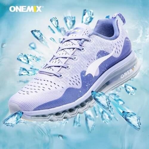 ONEMIX Summer aircushion Men Running Shoes Sports Sneakers Cushion Breathable Outdoor Air Trainers Men Walking Tennis Shoes