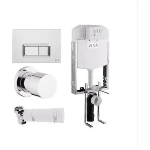 Concealed Cistern Set 700-1868 (Concealed Cistern 748-1851 + Stop Valve 41441 + 41449 + Button 740-0680)