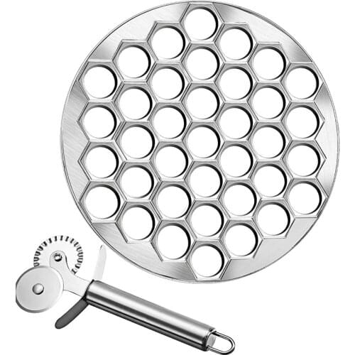 Maker Russian Dumpling Mold Pelmeni Metal Mold with Pastry Ravioli Wheel Pasta Double Cutter for Kitchen Cooking Tools