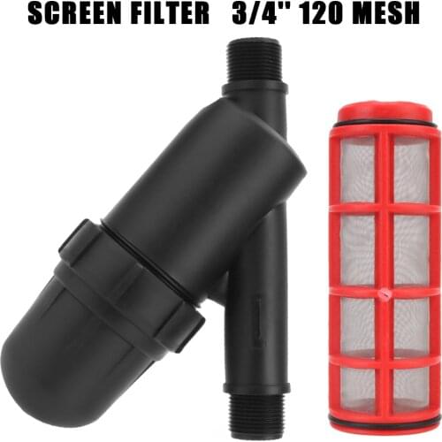3/4 Inch 120 Mesh Irrigation Drip Water Filter Stainless Steel Net Garden Watering Screen Filter Sprayer Garden Irrigation Tools