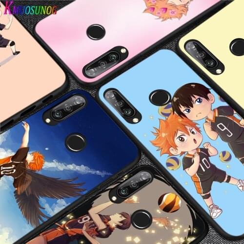 Silicone Black Cover Haikyuu Hinata attacks Anime for Huawei P40 P30 P20 Pro P10 P9 P8 Lite E Plus 2019 2017 Phone Case Coque