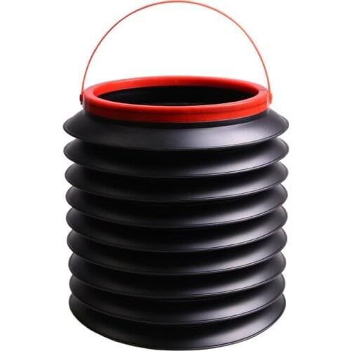 Boning 4L storage bucket car trash folding telescopic trash fishing