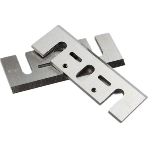 HSS Replacement Hand Planer Blades For Makita N1900B, DW677,1594, Ryobi,Hitachi Set Of 2 Resharpenable Blades
