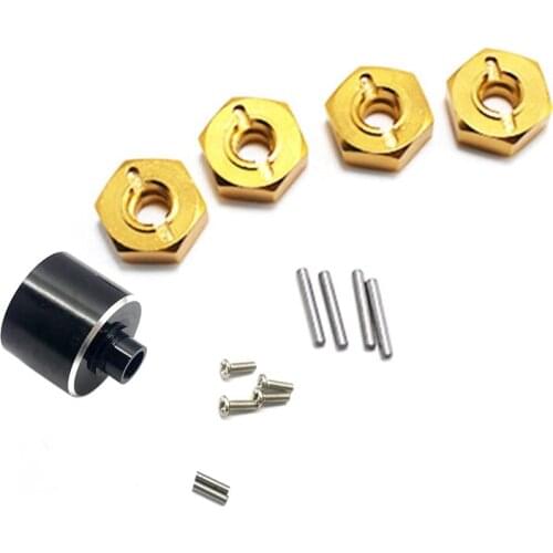 1 Set RC Car Spare Parts Metal Combiner & 1 Set RC Car Metal Differential Box