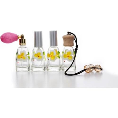 MK07 10ML Beautiful Hand-painted Perfume Packing Spray Bottle 100PCS/LOT