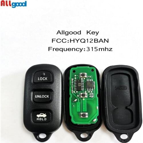 3+1 Button Car Remote Key for toyota Sequoia Camery Corala For Toyota FCC ID HYQ12BAN 315mhz