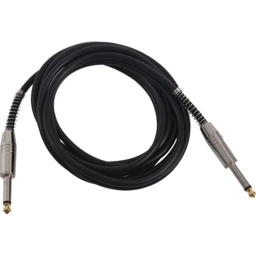 3 Meter Guitar Cable Bass Electric Jack Cord Plug Low Noise Black