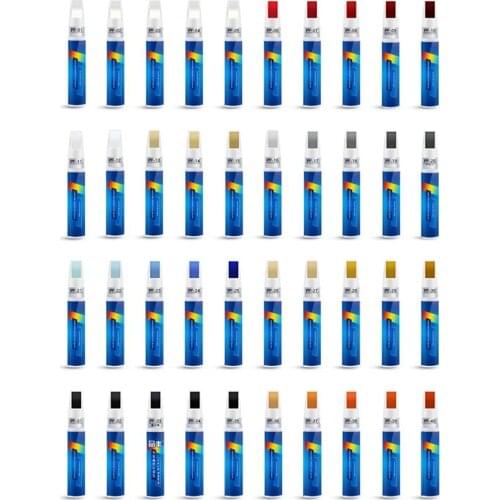 40PCS Automotive Paint Repair Pen White/Red/Silver/Gray/Blue/Brown/Black/Orange Full Color Series Car Body Scratch Repair Fluid