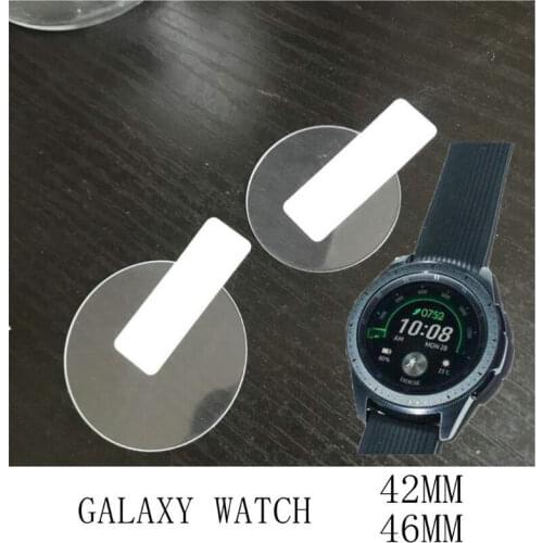 500Pcs Clear Tempered Glass Screen Protector Film cover For Samsung Galaxy Watch 42mm 46mm Band Smart sports Watch Film
