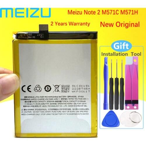 Meizu 100% Original BT45A 3100mAh New Production Battery For Meizu Pro 5 PHone high quality+Tracking Number