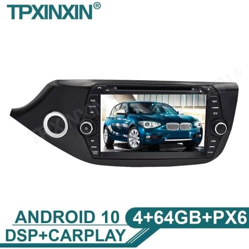 Android 10 4+64G For KIA CEED 2013-2016 Car GPS Navigation Multimedia Player Tape Recorder Head Unit Radio