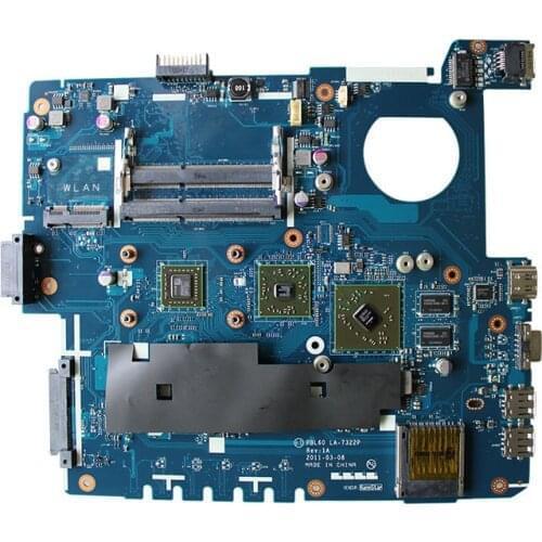 Used, ASUS PBL60 LA-7322P fit for X53B K53B K53BY K53BR X53BY X53BR mainboard with AMD CPU DDR3