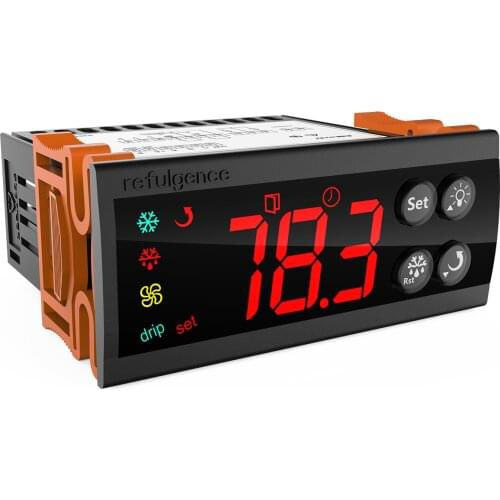 Elitech ECS-180neo Digital Temperature Controller 110V Fahrenheit and Centigrade Thermostat 3-Stage Output 2 Sensors