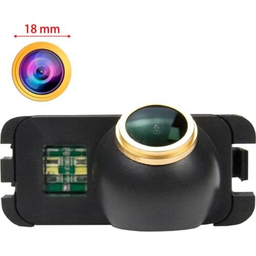 Freezzmi Golden HD Car Rear View Camera for Ford Ranger Fiesta Kuga S-Max C-Max Mondeo BA7 MK4 Focus II 2 3 Jaguar XF X250 XJ XK