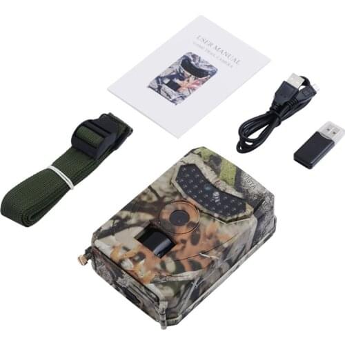 H7JF Hunting Trail Game Camera 120°Wide-Angle 0.8s Trigger Time 940nm Black Light and IP56 Waterproof for Wildlife Monitor