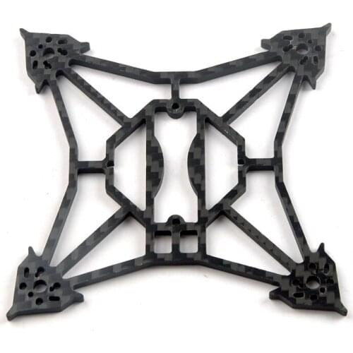 HappyModel Larva X FPV Toothpick Drone Replacement 3K 100mm Carbon Fiber 3mm Bottom Plate for FPV Racing DIY Parts