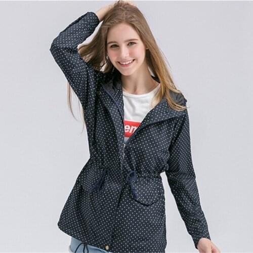 OLGITUM Jacket 2018 New Arrival Spring autumn Outerwear In the long section Jacket Female Coat Womens navy Coats TR028