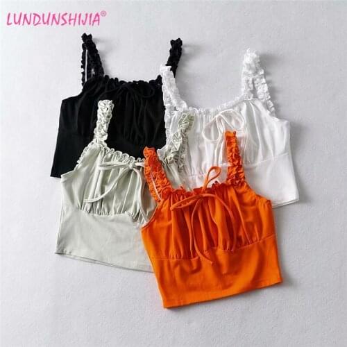 Женские укороченные топы LUNDUNSHIJIA China At AliExpress