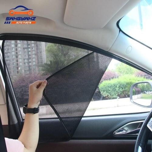 Magnetic Car Sun Shade UV Protection Car Curtain Car Window Sunshade Side Window Mesh Sun Visor Summer Protection Window Film
