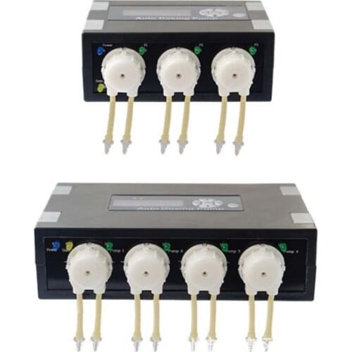 Multi-head Automatic Precision Peristaltic Pump Aquarium Coral Feeder Auto Timing Added Dosing Cylinder