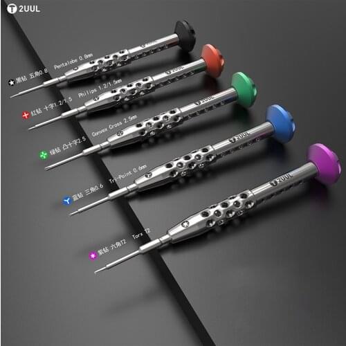 Tool Sets For 2UUL Screwdriver Hard Magnetic Screwdriver Set Box Precision Hard for IPHONE IPAD Watches Repair Tools