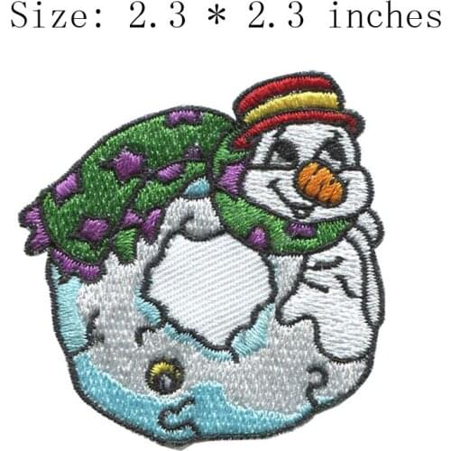 O letter 2.3"wide DIY new fonts embroidery patch for heart cup/coffee/snowman and hat